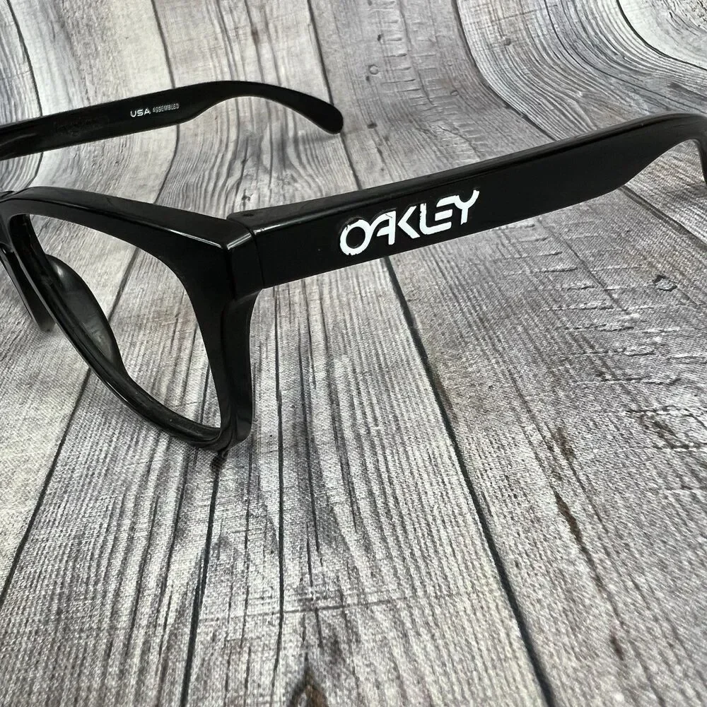 Oakley Frogskins 24-297 Sunglasses Frame Only Matte Black Square 55 mm